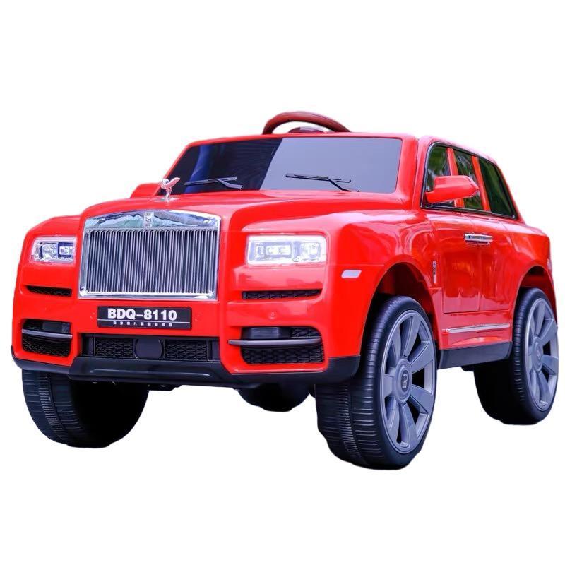 Big power four-wheel drive comfortable leather twin seats independent swing Baking paint children's simulation electric car