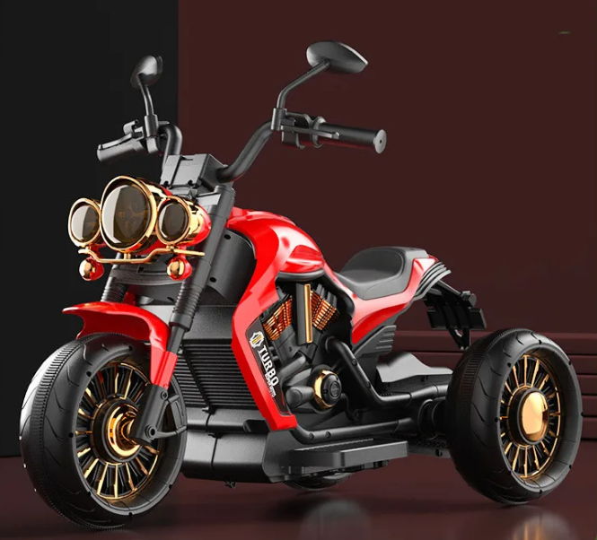 Best-selling children's toys One-click start children's charging motorcycle with Bluetooth power display