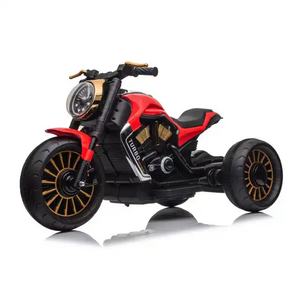 Stylish retro styling comfortable seats super cool headlights Safety accelerator children's rechargeable electric motorcycle