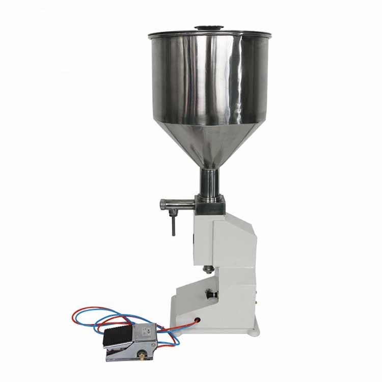 Pneumatic Piston Filling Machine Single Nozzle Honey Creams Water 5-50ml Paste and Liquid Bottle Filling Machine