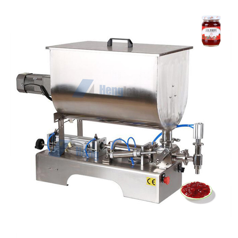 80L Large Capacity Stir Tank Chunk Vegetable Soup Chili Sauce Thick Fruit Jam Filling Machine