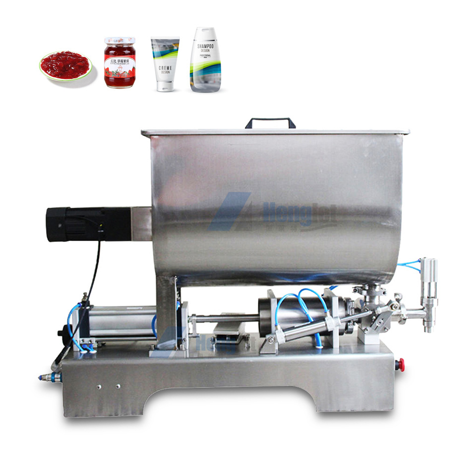 80L Large Capacity Stir Tank Chunk Vegetable Soup Chili Sauce Thick Fruit Jam Filling Machine