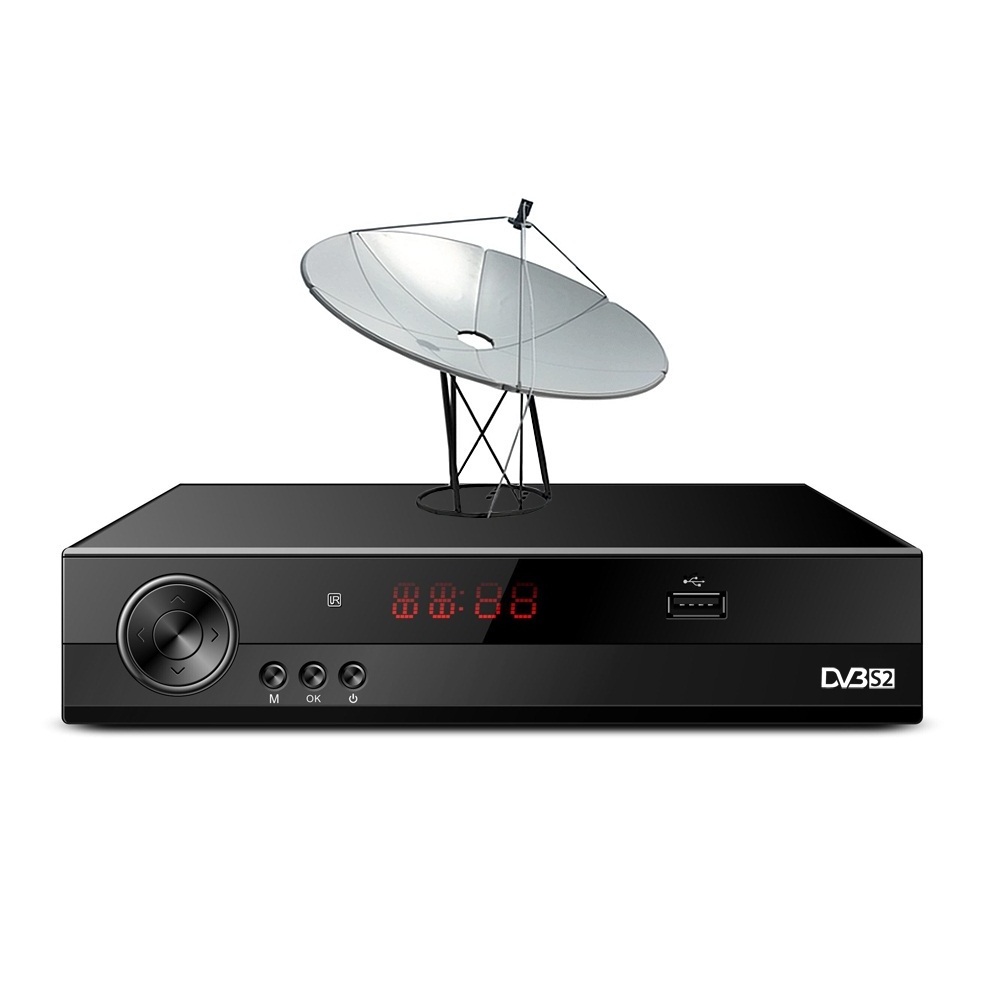 Hot selling set top box dvb-s2 factory satellite tv receiver Customized Support cccam HDTV satellite tv box