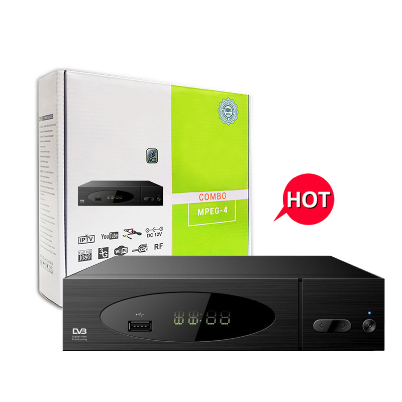 Full Hd dvb t2 settopbox HD DVB-T2 Decoder HEVC Digital TV Receiver H.265 DVB T2 FTA Set Top Box digital set-top box