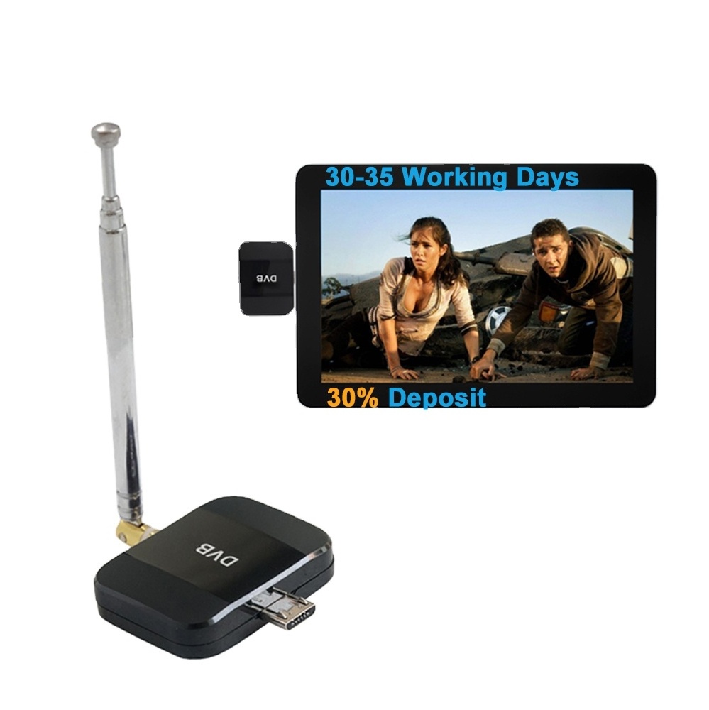 Hot Sale ATSC/DVB-T2/ISDB Portable Mobile Download APK PAD Live TV Receiver/Tuner/Dongle To Watch TV Freely digital set-top box