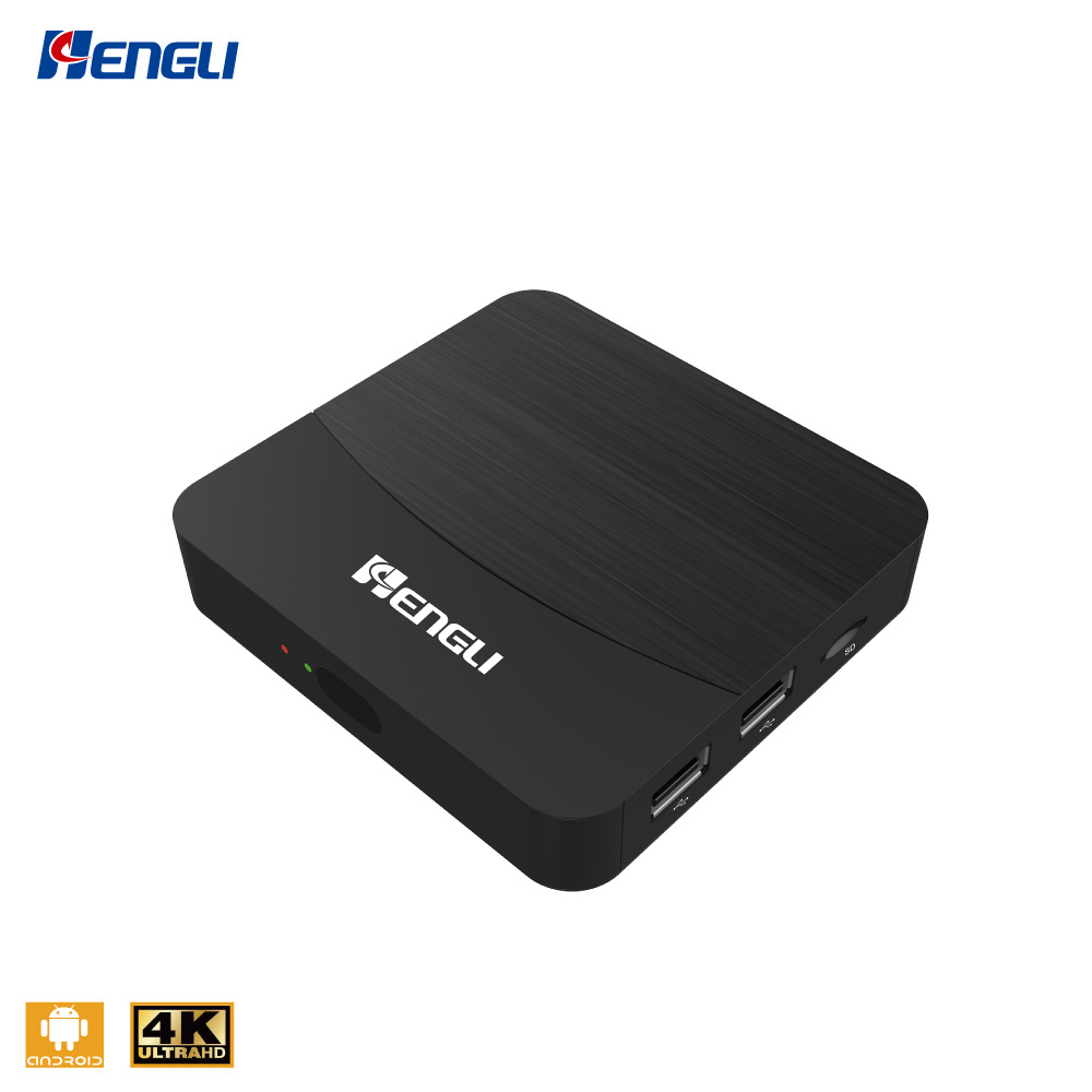 Smart TV box New Product manufacturer wholesale 4K full hd smart OTT android tv box with custom Logo