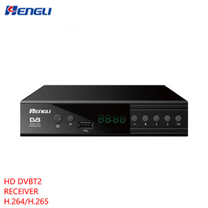 Hot in European Decoder DVB-T2/DVB-T Digital TV Receptor Receiver HD DVB T2 H.265 1080P Wifi Receiver Set-Top Box Decoder