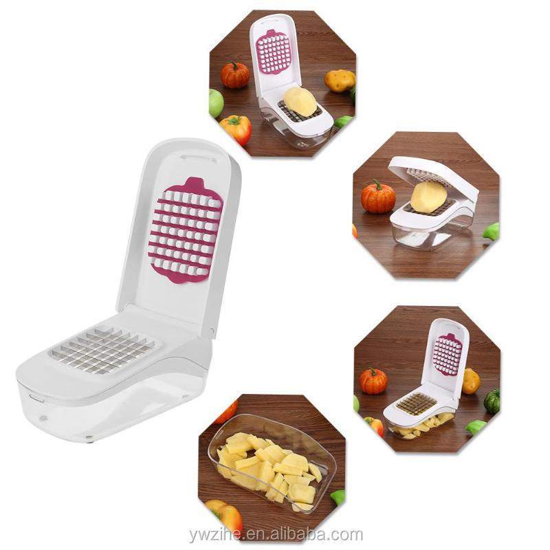 Fruit Vegetable Cutting Tool Kitchen Gadget Supply Fruit Vegetable Chopper French Fries Cutter Onion Veggie Slicer Grater Manual