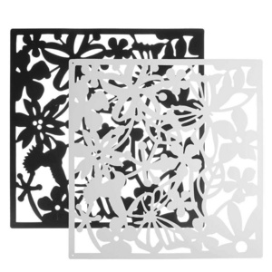 Home White/black/red Butterfly Bird Flower Hanging Screen Partition Divider Panel Room Curtain