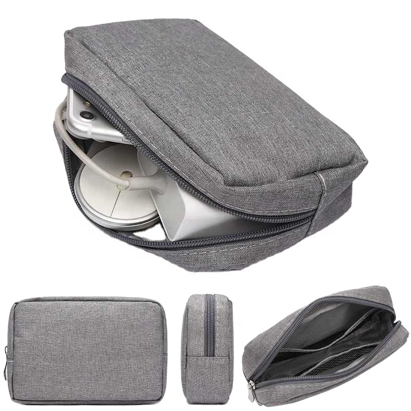 Storage Bag Zipper Accessories Charger Data Cable USB Bag Digital Portable Organizer Case For Headphones Travel Closet