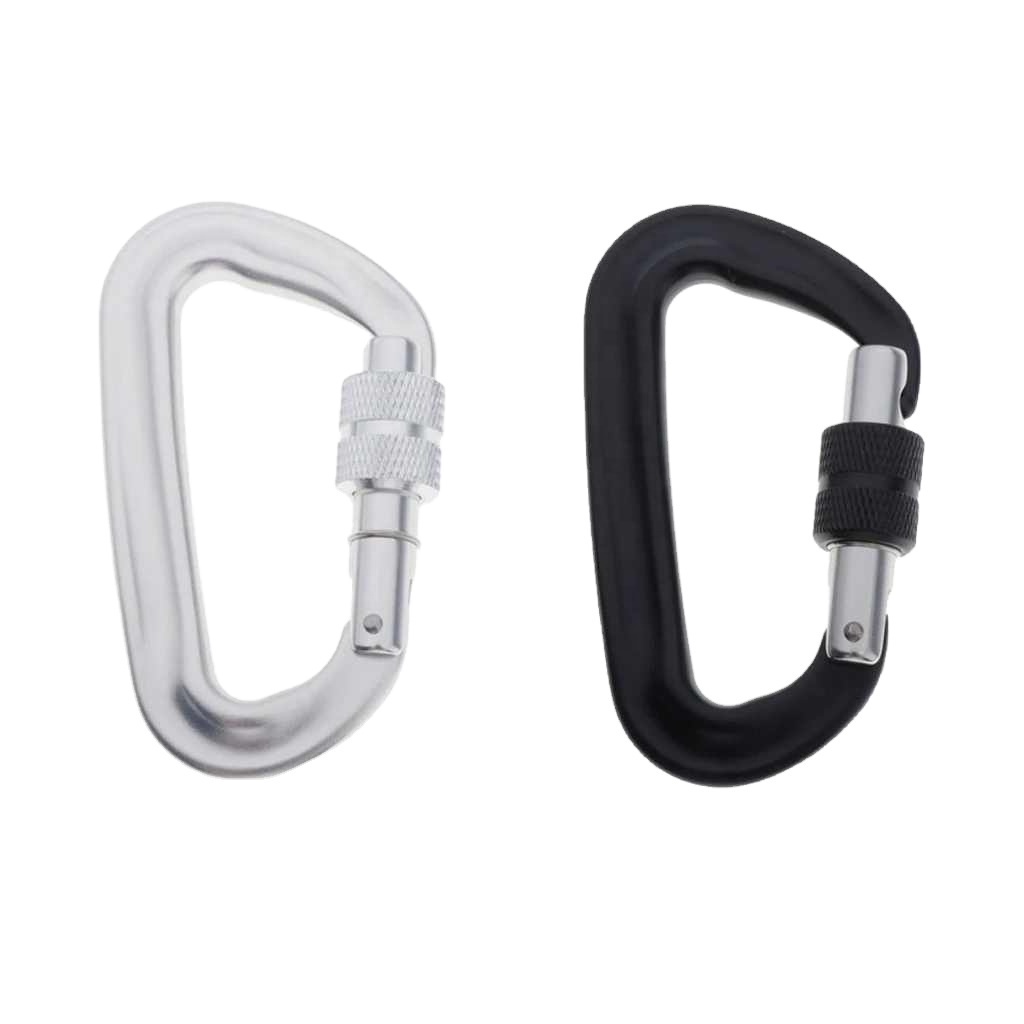 Carabiner Clip, Locking D-Ring Hammocks, Camping, Hiking, Traveling