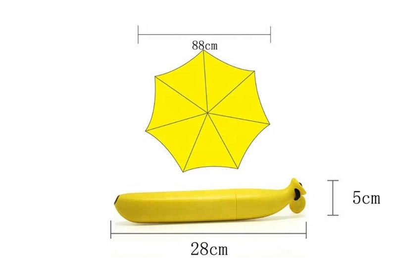 Banana Paraguas Rain and Parasol Cute Umbrella For Moschino Women Banana Paraguas Rain and Parasol Cute Umbrella For Moschino