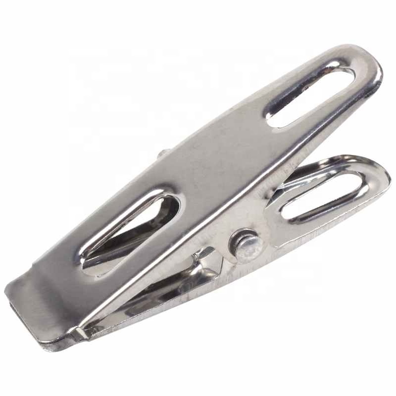 Professional 50 Pieces Of Stainless Steel Clothespin Metal Clip Socks Clip Professional 50 Pieces Of Stainless Steel Clothespin