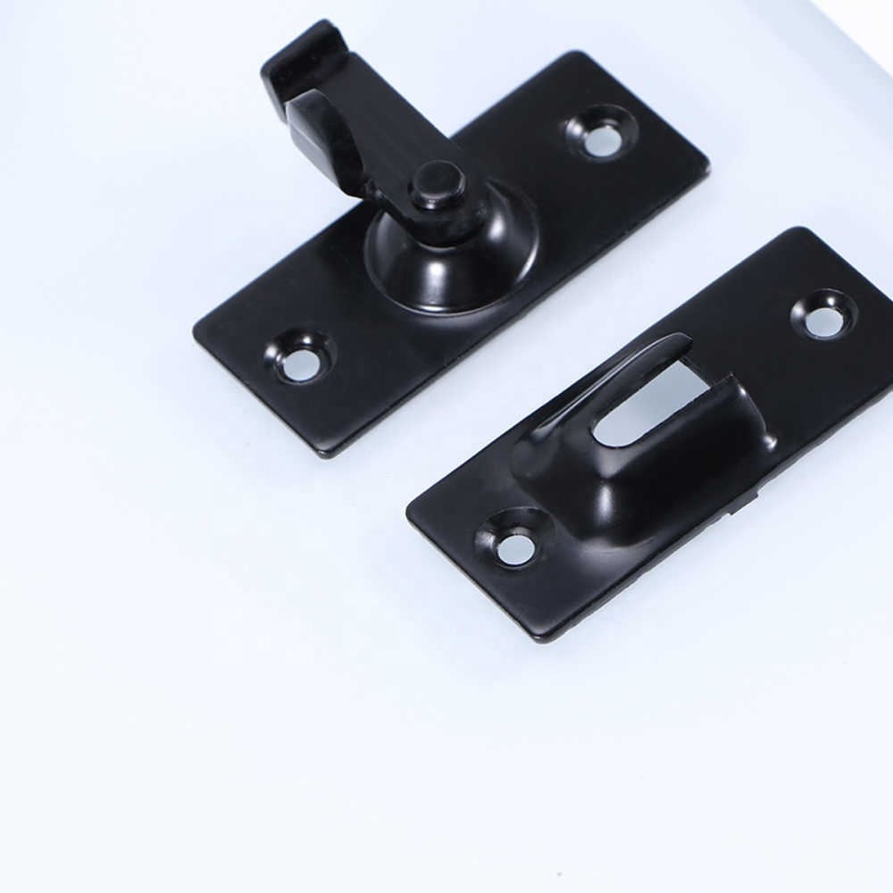 1/2/4 Pcs 90 Degree Solid Door Latch Bolt 304 Stainless Steel Lock Sliding Door Right Angle Buckle 90 Degree Latch