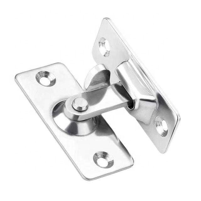 1/2/4 Pcs 90 Degree Solid Door Latch Bolt 304 Stainless Steel Lock Sliding Door Right Angle Buckle 90 Degree Latch