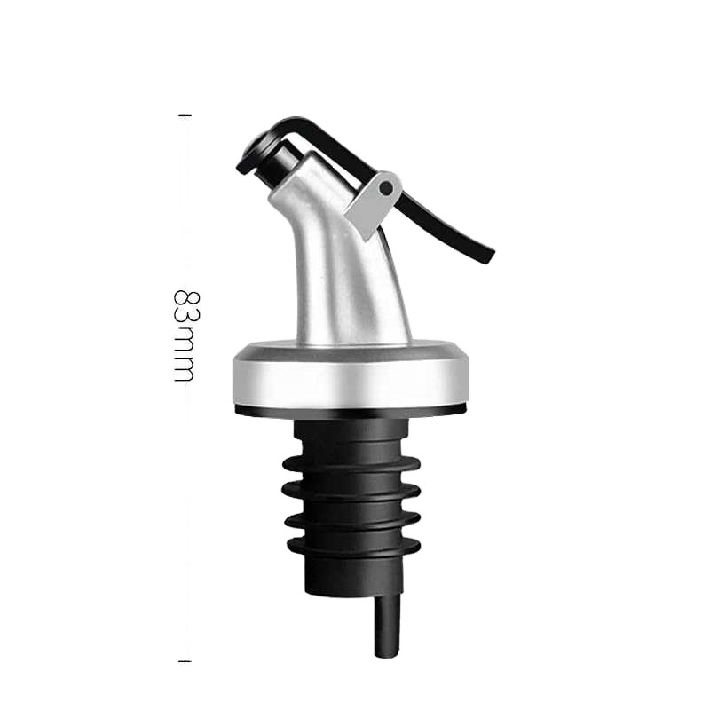 Wine Oil Bottle Stopper Vinegar Bottles Can ABS Lock Plug Seal Leak-proof Food Grade Plastic Nozzle Sprayer Liquor Dispenser