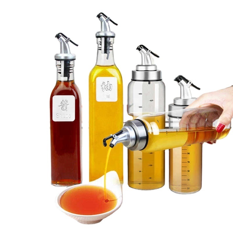 Wine Oil Bottle Stopper Vinegar Bottles Can ABS Lock Plug Seal Leak-proof Food Grade Plastic Nozzle Sprayer Liquor Dispenser