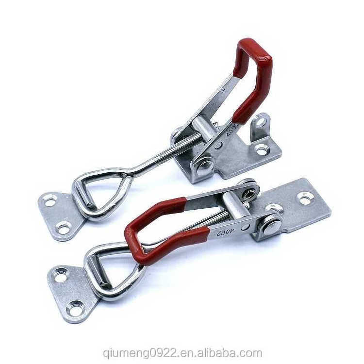 For Sliding Door Furniture Hardware Toggle Latch Catch Toggle Clamp Adjustable Cabinet Boxes Lever Handle Lock Hasp