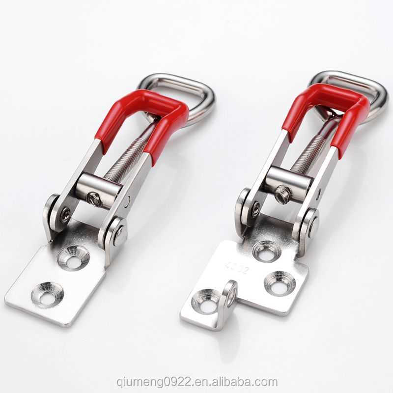 For Sliding Door Furniture Hardware Toggle Latch Catch Toggle Clamp Adjustable Cabinet Boxes Lever Handle Lock Hasp