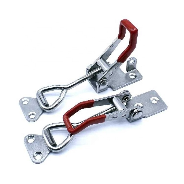 For Sliding Door Furniture Hardware Toggle Latch Catch Toggle Clamp Adjustable Cabinet Boxes Lever Handle Lock Hasp