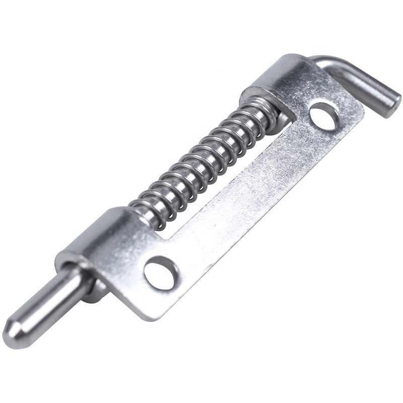 Hardware Spring Loaded Metal Security Barrel Bolt Latch 3.5