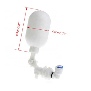 Tank Aquarium Water 1PCS Plastic Float Ball Valve Shut Off Automatic Feed Fill Fish