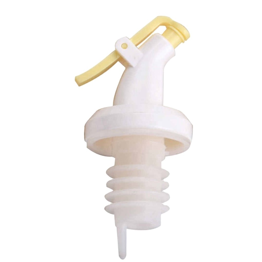 Plastic Liquor Nozzle Spray Dispenser 10pc Oil Bottle Stopper Vinegar Bottles Plastic Lock Plug Seal Leak-proof Food Quality