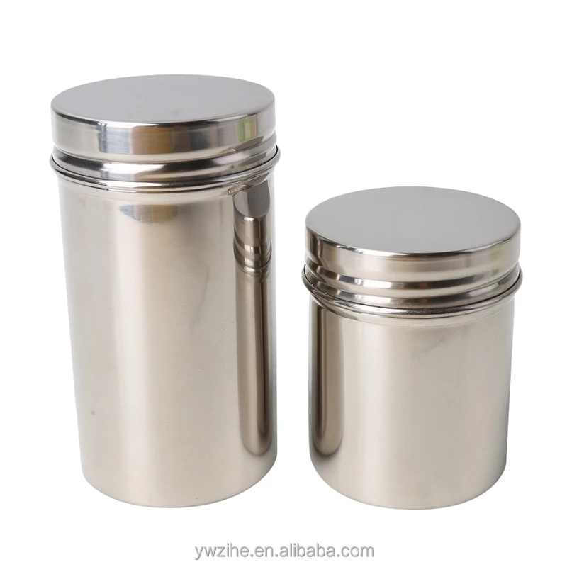 Storage Cans Tea Storage Boxes Kitchen Stainless Steel Sealed Cans Traveling Portable