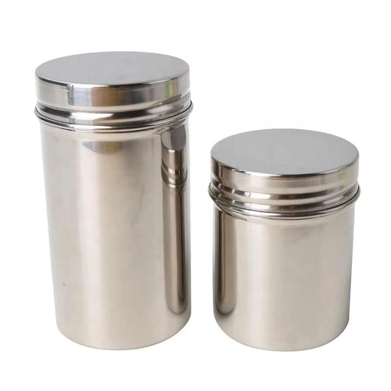 Storage Cans Tea Storage Boxes Kitchen Stainless Steel Sealed Cans Traveling Portable