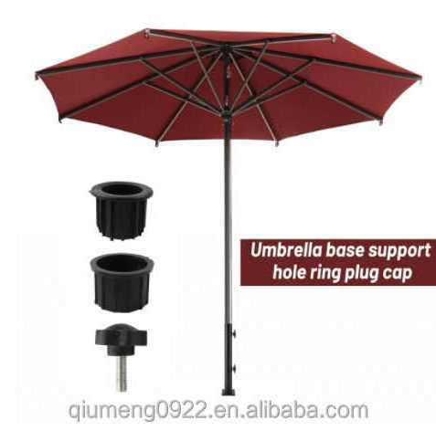 Part Swing Chair Repair Spare Parts 6 Pieces Parasol Base Support Hole Ring Plug Cover Patio Umbrella Stand Replacement