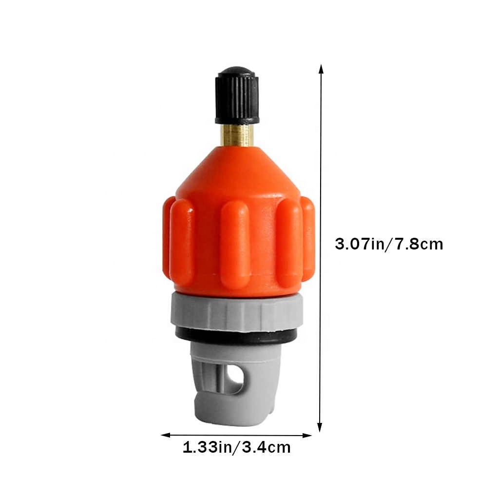 Air Valve Adaptor Dustproof Wear-resistant Rowing Boat Air Valve Adaptor Nylon Kayak Inflatable Pump Adapter for SUP Board