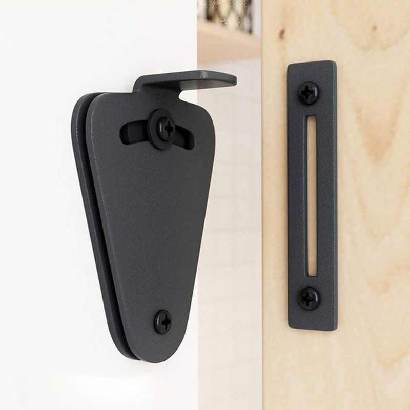 Sliding Barn Door Latch Lock Work for Pocket Doors Garage and Shed Wood Gates