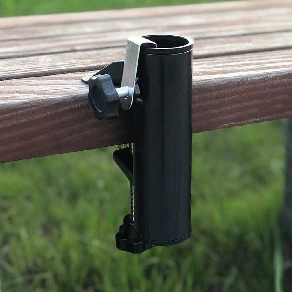 Umbrella Clamp Holder Heavy Duty Parasol Holder Patio Umbrella Stand Mount Umbrella Base Fixed Clip For Deck Chair Dock Garden