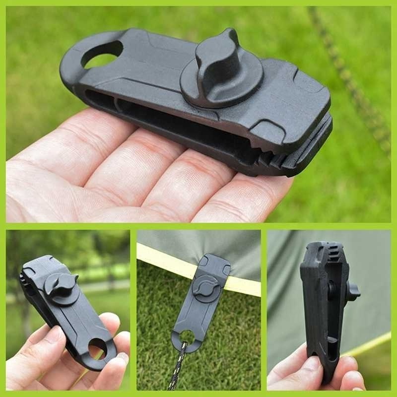 Tarp Clips Heavy Duty Lock Grip Tarp Clamps Awning Cord Clip Pool Tent Fasteners Heavy Duty Clips Holder Gust Guard Cover Clamp