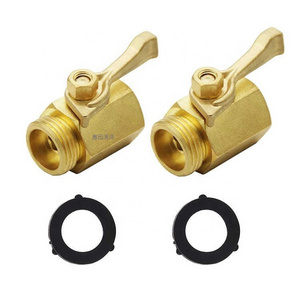 3 4 Inch Single Lever Brass Hose Valve Household Irrigation Watering Shut-off Ball Valves Plumbing Accessories