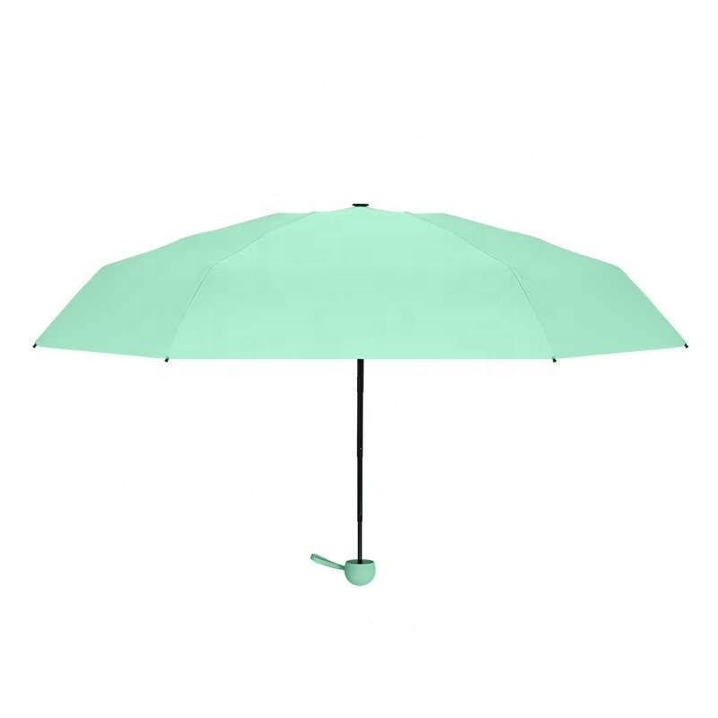 Water Blooming Rain Umbrella Sunshade Umbrella Folding Three Folding Couple Umbrella Anti-ultraviolet Ray