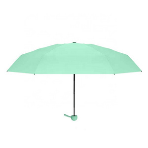 Water Blooming Rain Umbrella Sunshade Umbrella Folding Three Folding Couple Umbrella Anti-ultraviolet Ray