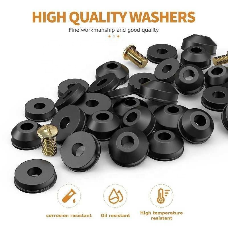 58pcs Faucet WashersFaucet Washers Restoration Faucet O-Ring Rubber Gasket