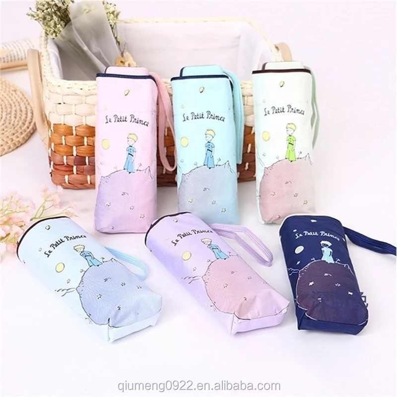 Windproof UV Umbrella Female Children Cartoon Mini Pocket Umbrella Child Child 5 Fold Umbrella