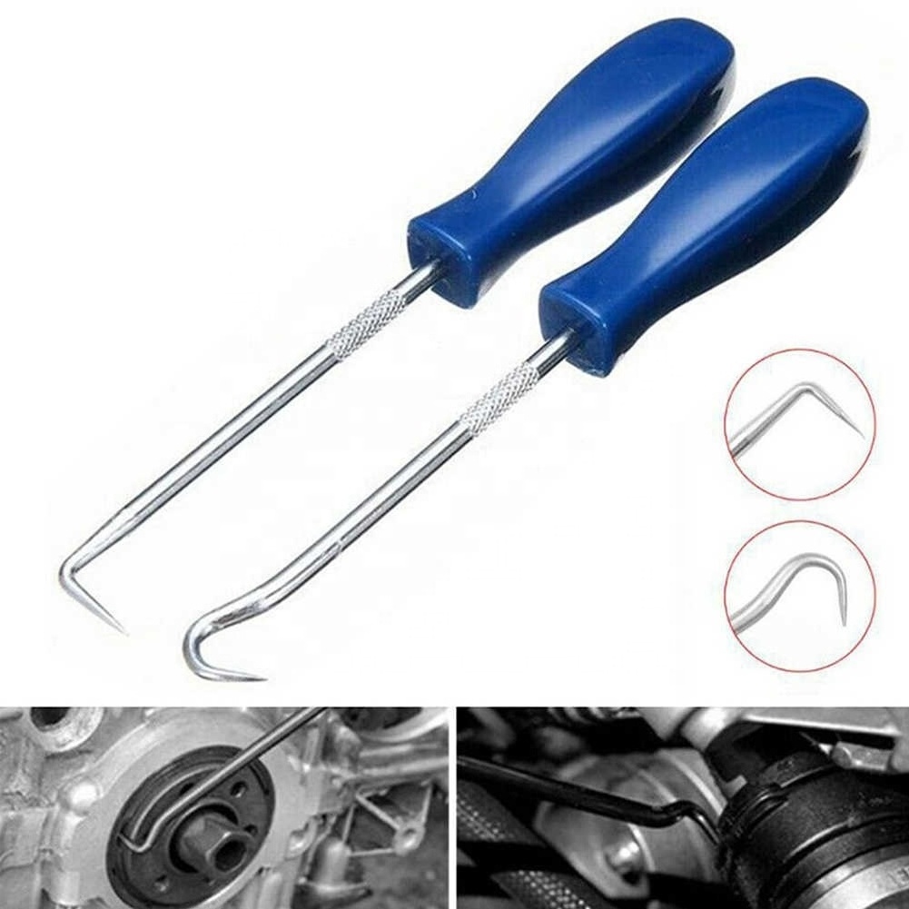 2pcs 135mm Pick&Hook Tool O Ring Oil Seal Gasket Remover Hand Tools For Car Separating Electric Lines Remover Tool