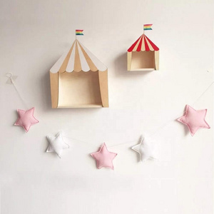 Nordic Decor Home Party Accessories Shower Gift Kids Room Decoration 5 Star Garlands Wall Hanging Ornaments Nursery Baby Room