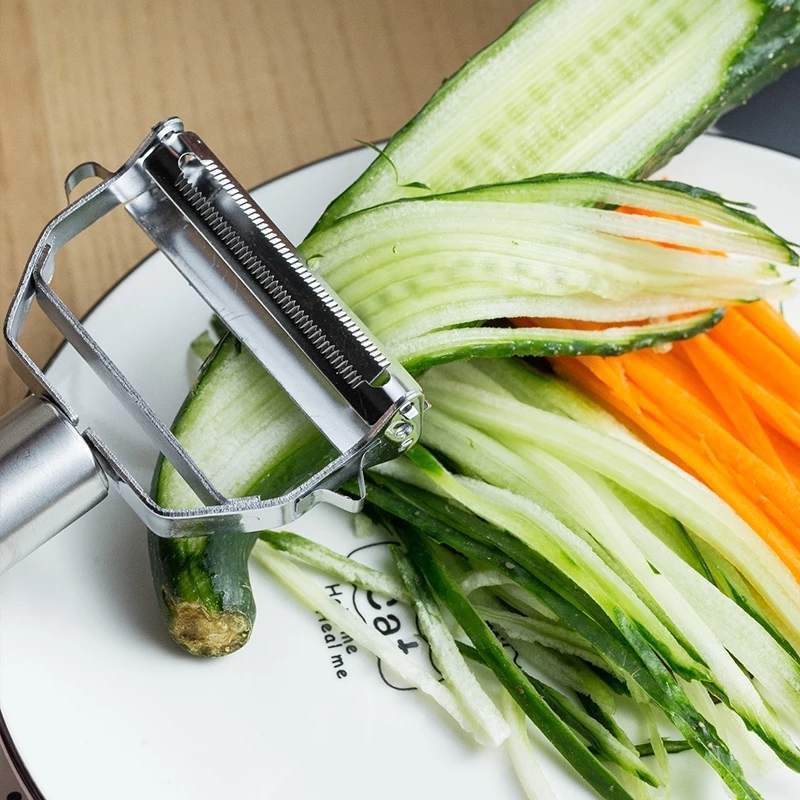 Potato Cucumber Carrot Grater Kitchen Tool Stainless Steel Multi-function Vegetable Fruit Peeler Julienne Cutter Shredder Slicer