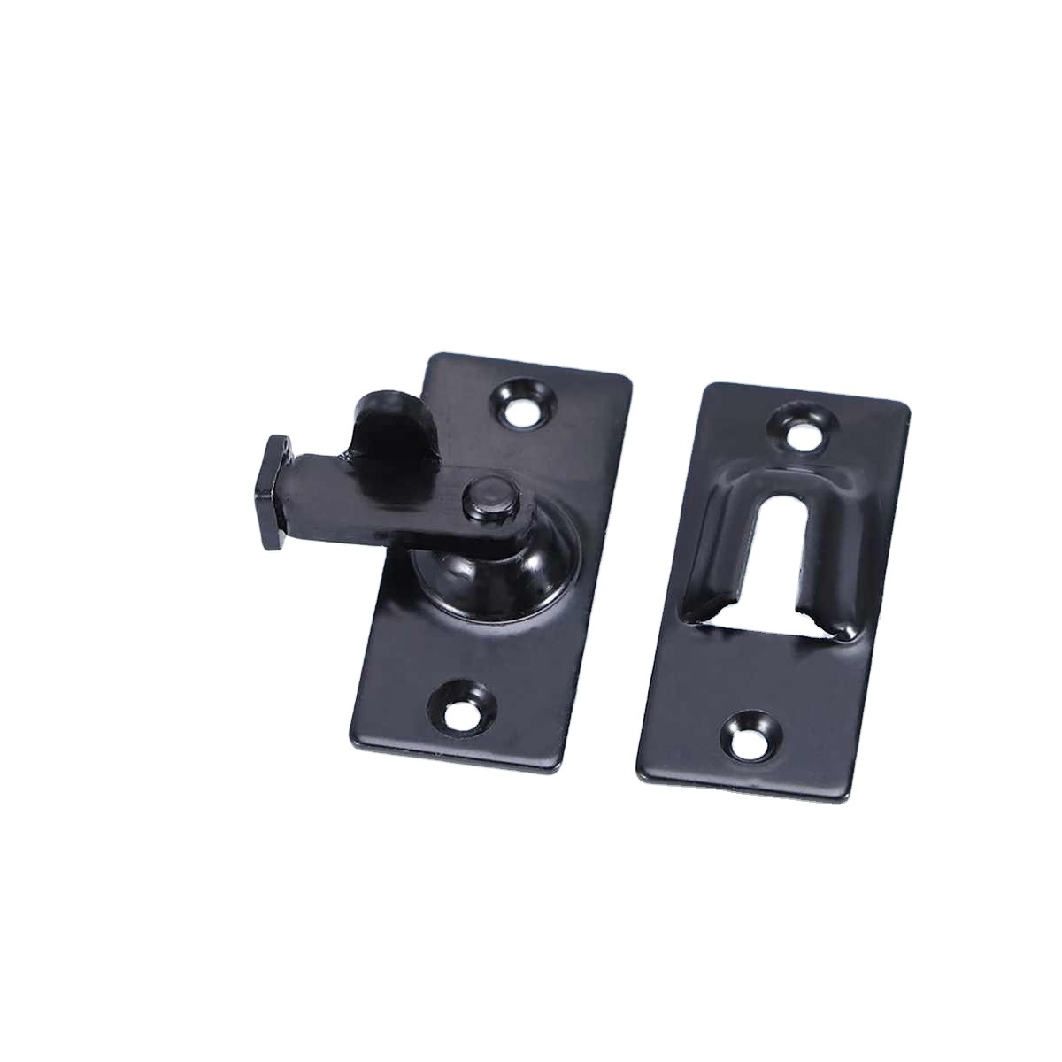 Door Right Angle Buckle 90 Degree Solid Door Latch Bolt 304 Stainless Steel Lock Sliding