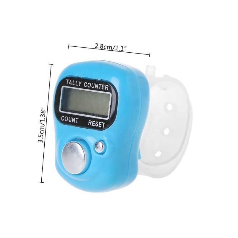 Knitting Weave Tool Finger Random Mini Mi Stitch Marker And Row Finger Counter LCD Electronic Digital Tally Counter For