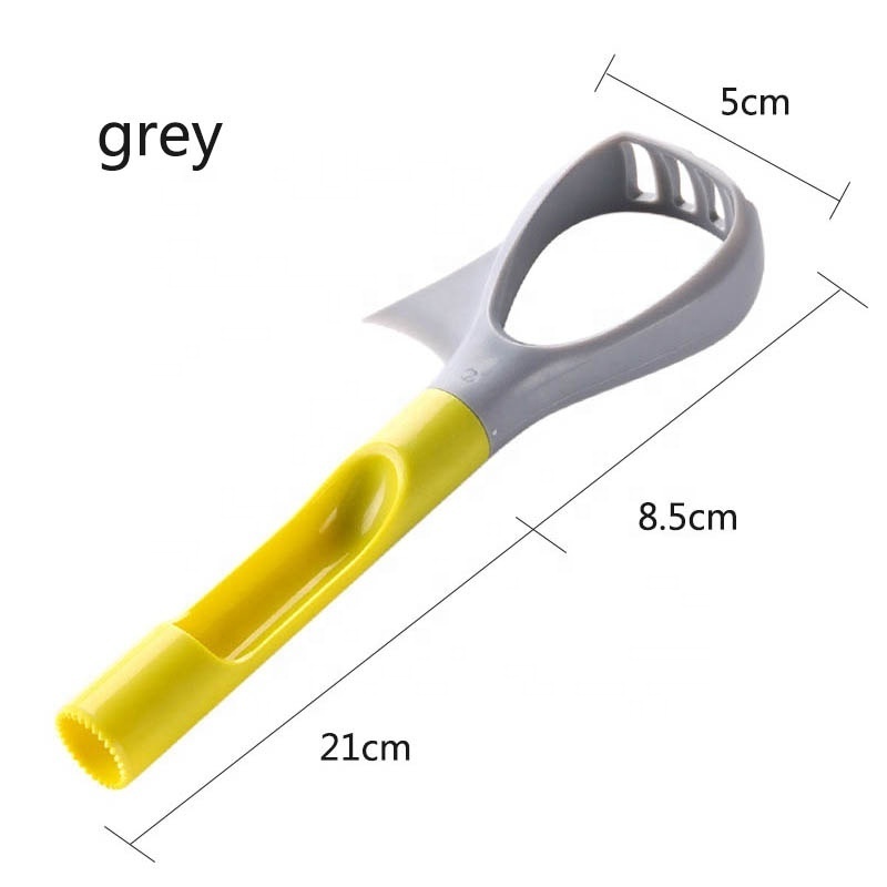 Vegetable Masher Multifunction Portable Kitchen Accessories 5-in-1 Avocado Slicer Fruit Tool Plastic