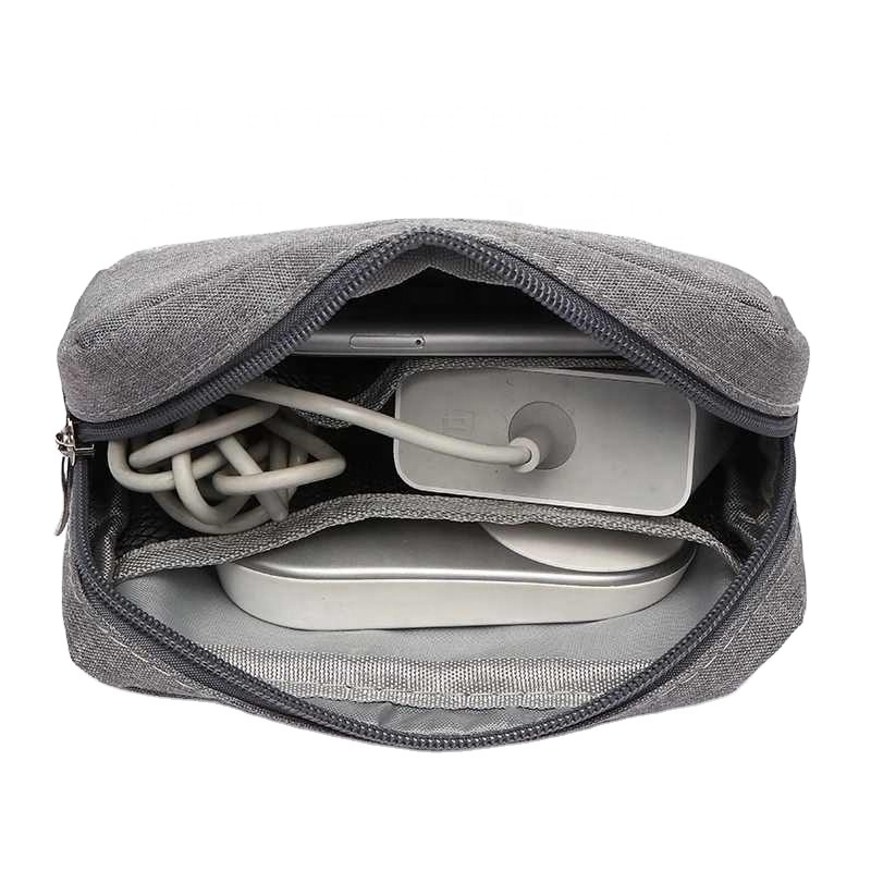 Storage Bag Zipper Accessories Charger Data Cable USB Bag Digital Portable Organizer Case For Headphones Travel Closet