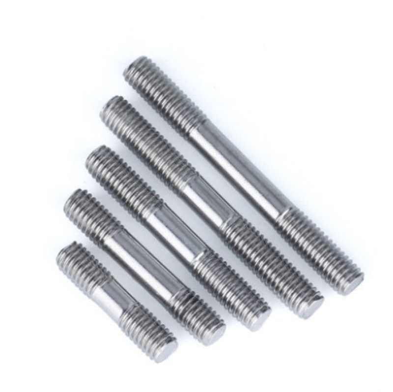 Stainless Steel 304 Double Head Bolts studs screw Teeth Bar GB901 M12*50/60/300