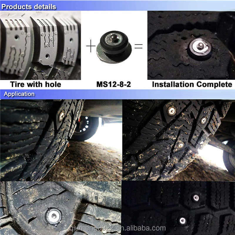 For Auto Car SUV ATV Motorcycle Truck Spikes For Tires Winter Tire Spikes Car Tire Studs Snow Chains Ice Stud Carbide Studs