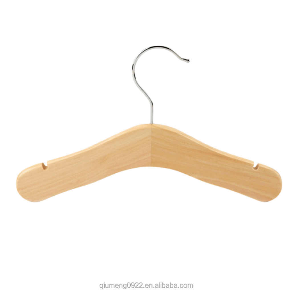 Hook Drying Rack Kids Baby Wooden Coat Clothes Pants Hanger Wood