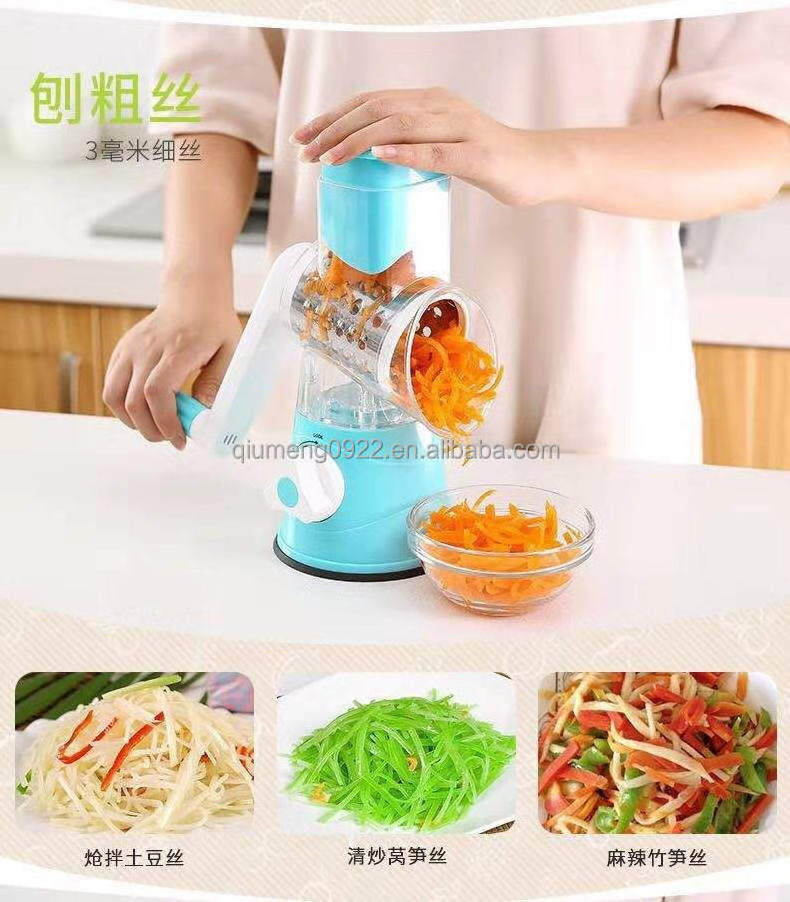 Mandoline Slicer Potato Cheese Kitchen Gadgets Manual Vegetable Cutter Slicer Kitchen Accessories Multifunctional Round